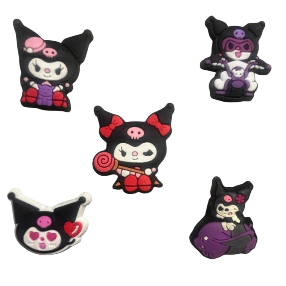 New! 5 Kuromi Croc/Shoe Charms